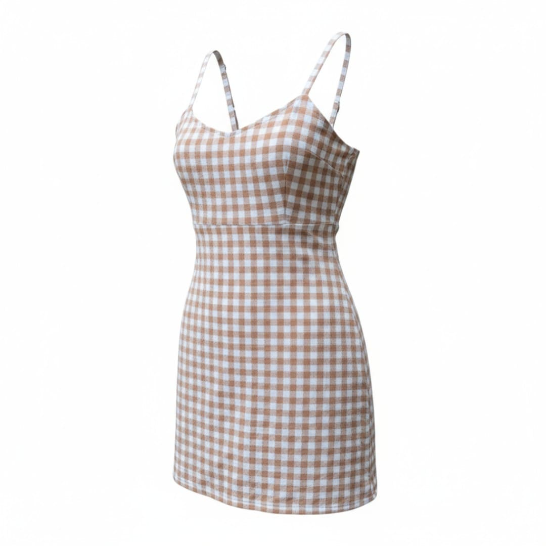 ROBE BLANCHE CARRAUTÉ MARRON SIMONS SMALL