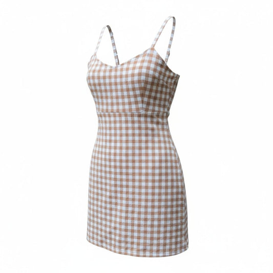 ROBE BLANCHE CARRAUTÉ MARRON SIMONS SMALL