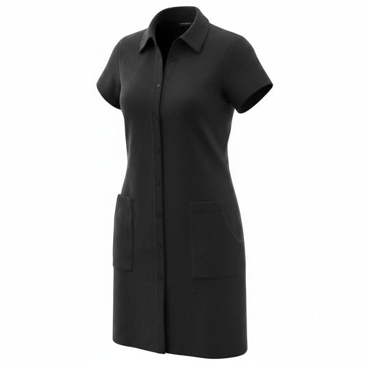 ROBE CONFORTABLE NOIR CLUB MONACO LARGE