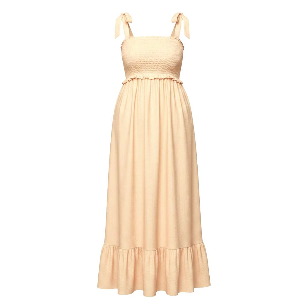 ROBE LONGUE JAUNE ROSE MATERNITÉ MEDIUM
