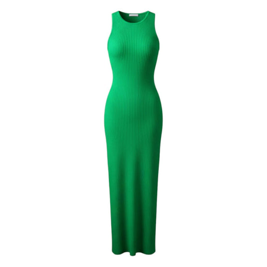 ROBE MOULANTE VERTE DOS OUVERT SMALL