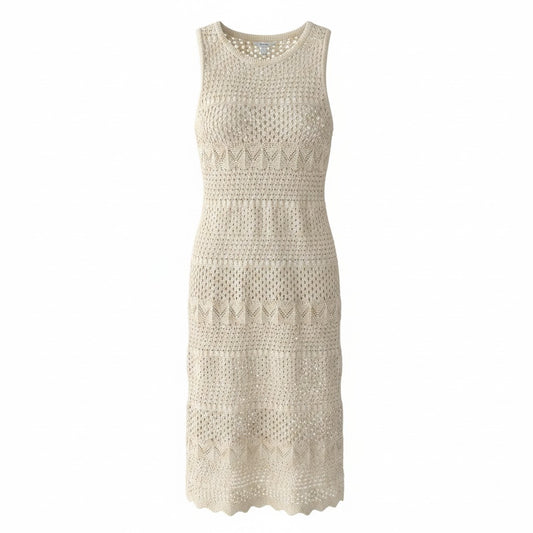 ROBE "PAR-DESSUS" BEIGE REITMANS MEDIUM