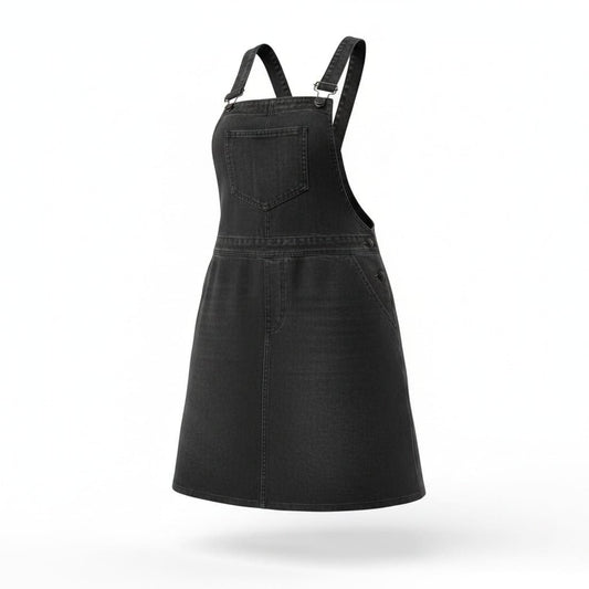 ROBE SALOPETTE NOIR EN JEANS SIMONS MEDIUM