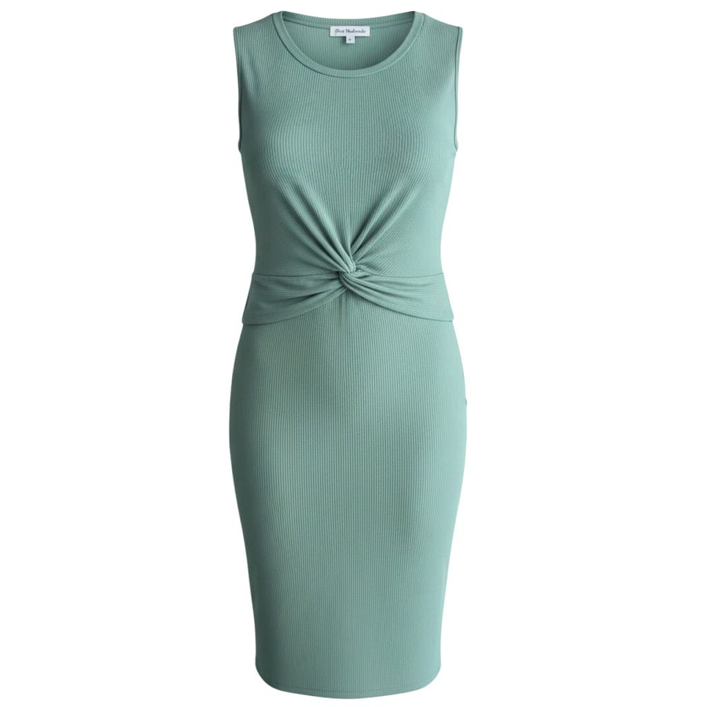 ROBE VERTE ROSE MATERNITÉ 1X-LARGE