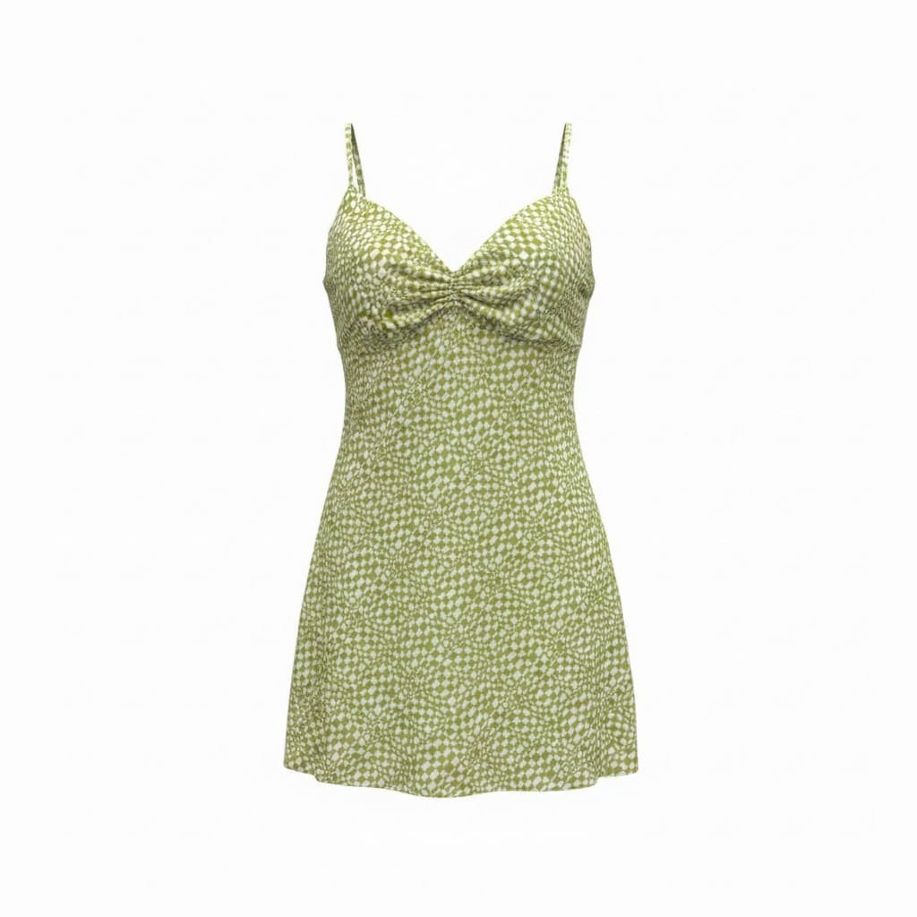 ROBE VERT ET BLANC DYNAMITE MEDIUM