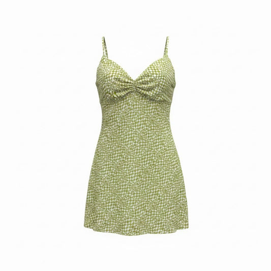ROBE VERT ET BLANC DYNAMITE MEDIUM