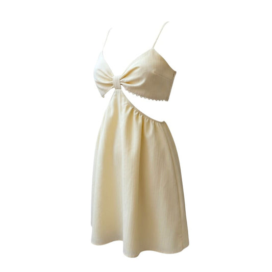 ROBE JAUNE PÂLE X-SMALL