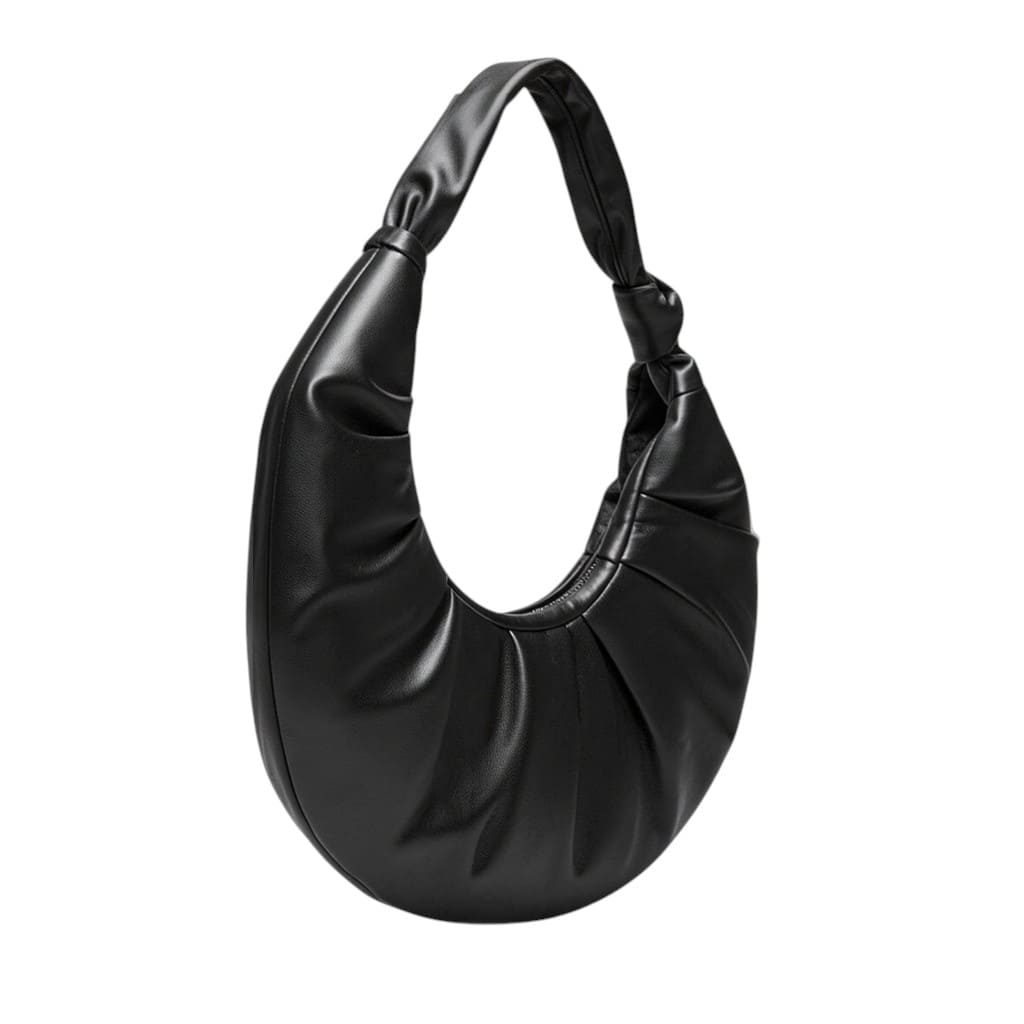 SACCOCHE NOIR FAUX CUIR