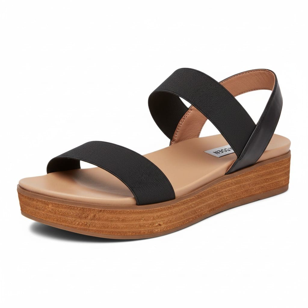 SANDALES NOIR STEVE MADDEN TAILLE 7