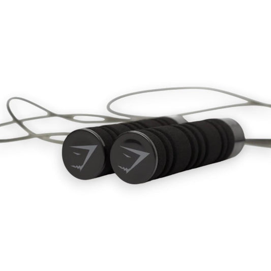 CORDE À SAUTER SPORTS NOIR GYMSHARK AVEC POIDS