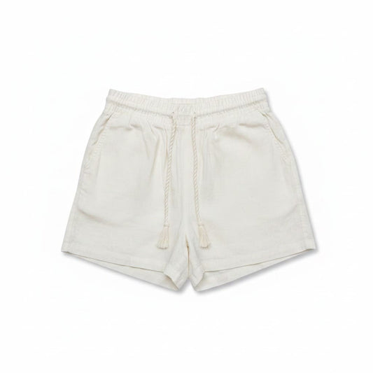 SHORTS BLANCHES STYLE LIN X-SMALL