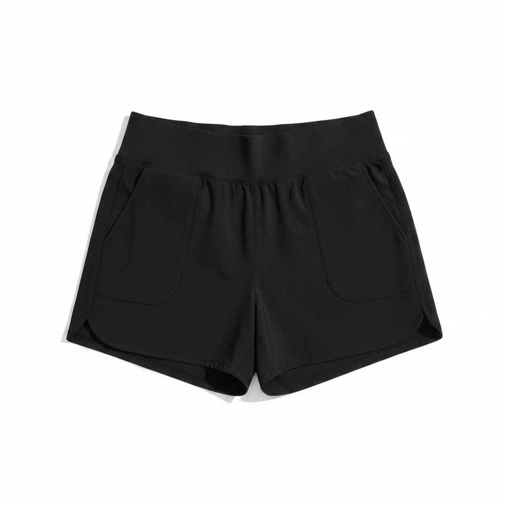 SHORTS DE SPORTS NOIR BALEAF AVEC POCHES LARGE