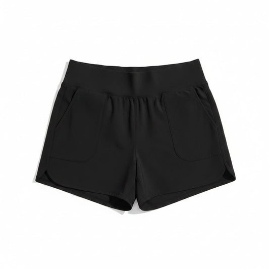 SHORTS DE SPORTS NOIR BALEAF AVEC POCHES LARGE