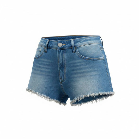 SHORTS EN JEANS DENIM TAILLE HAUTE ZARA SMALL