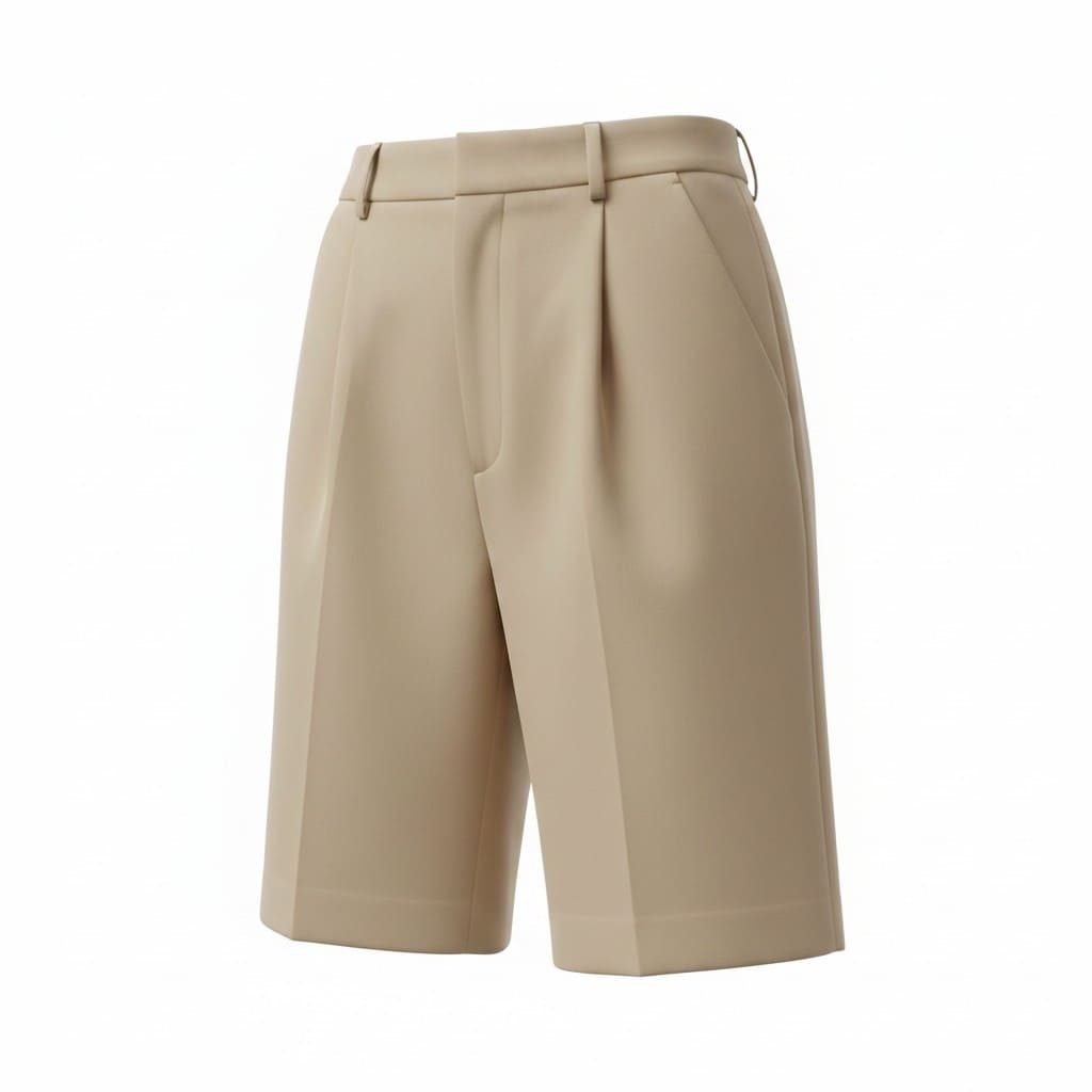 SHORTS TAILLE HAUTE BEIGE ASOS SMALL / MEDIUM