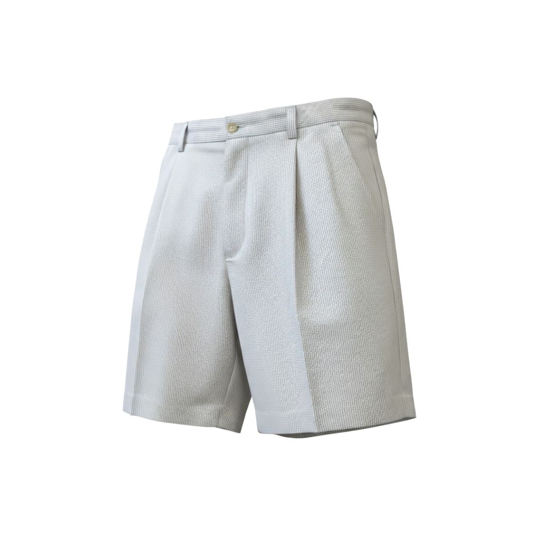 SHORTS TAILLE HAUTE CRÈME CARRAUTÉ LARGE