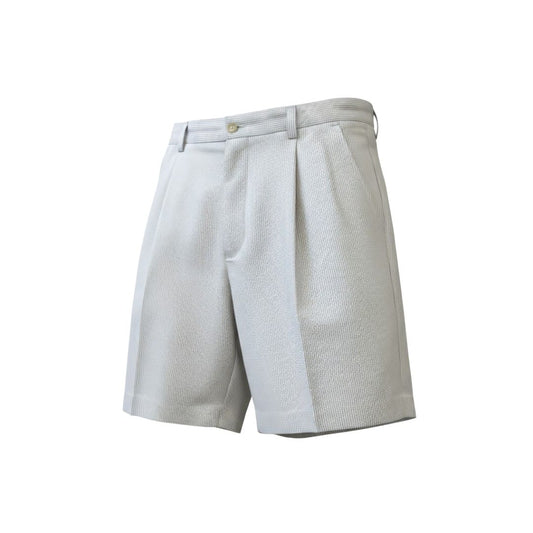SHORTS TAILLE HAUTE CRÈME CARRAUTÉ LARGE