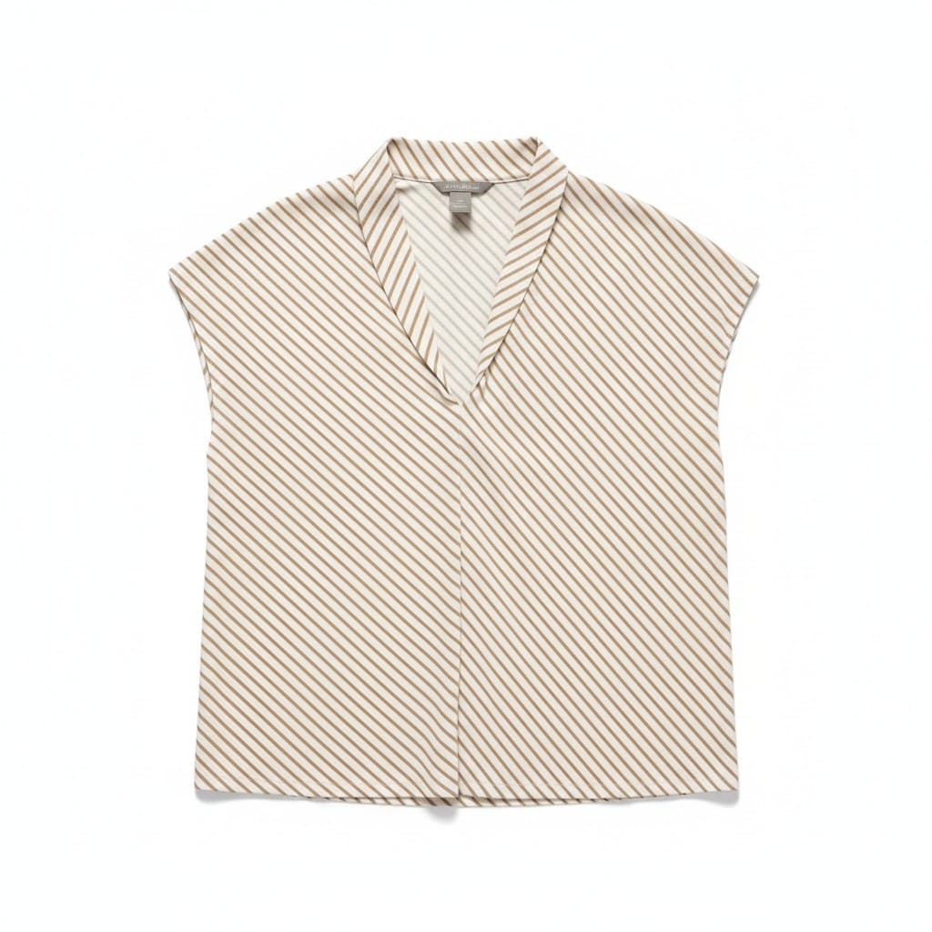 T-SHIRT SANS MANCHES LÉGER COL V H&M MEDIUM