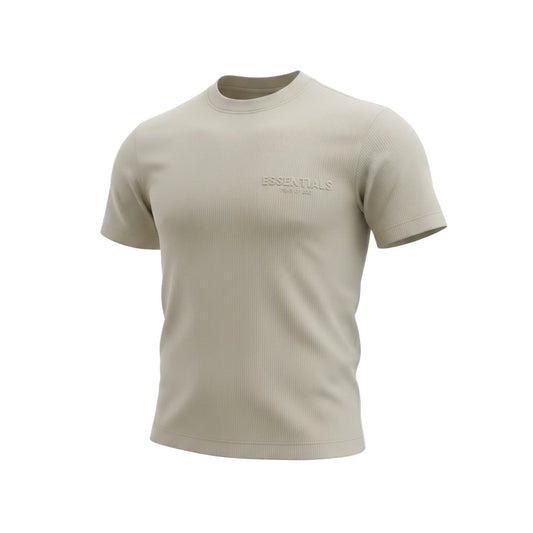 T-SHIRTS BEIGE ESSENTIALS SMALL