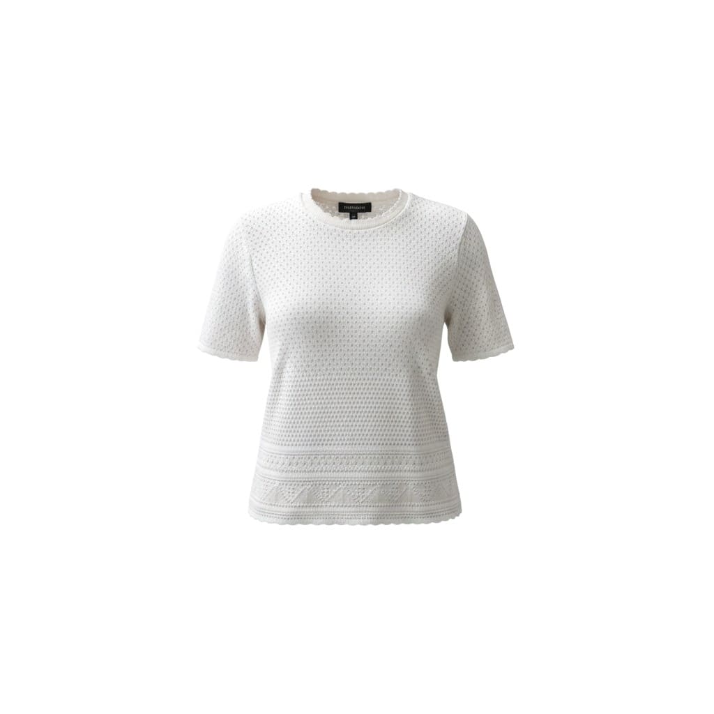 T-SHIRTS BLANC BRODÉ X-LARGE