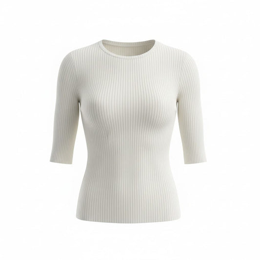 T-SHIRTS BLANC CREME UNIQLO MEDIUM