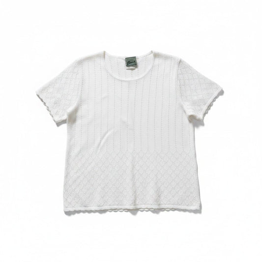T-SHIRTS BRODÉS BLANC MEDIUM