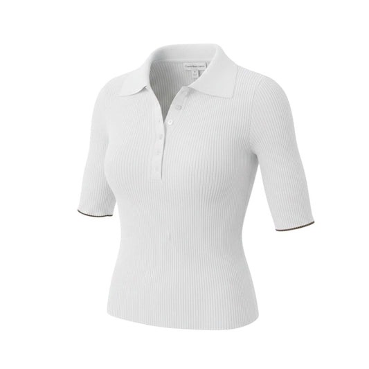 T-SHIRTS CROP CRÈME CALVIN KLEIN MEDIUM