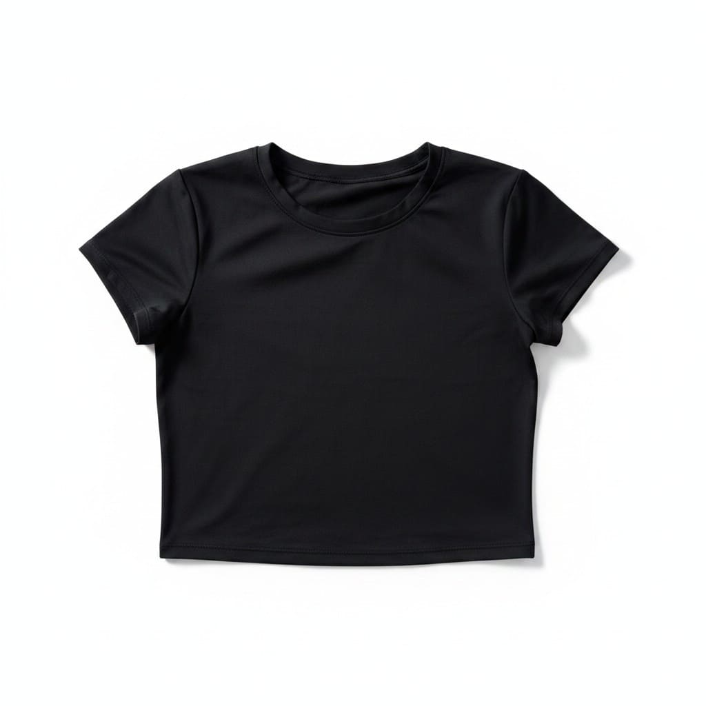 T-SHIRTS CROP DE SPORTS NOIR ARDENE X-LARGE