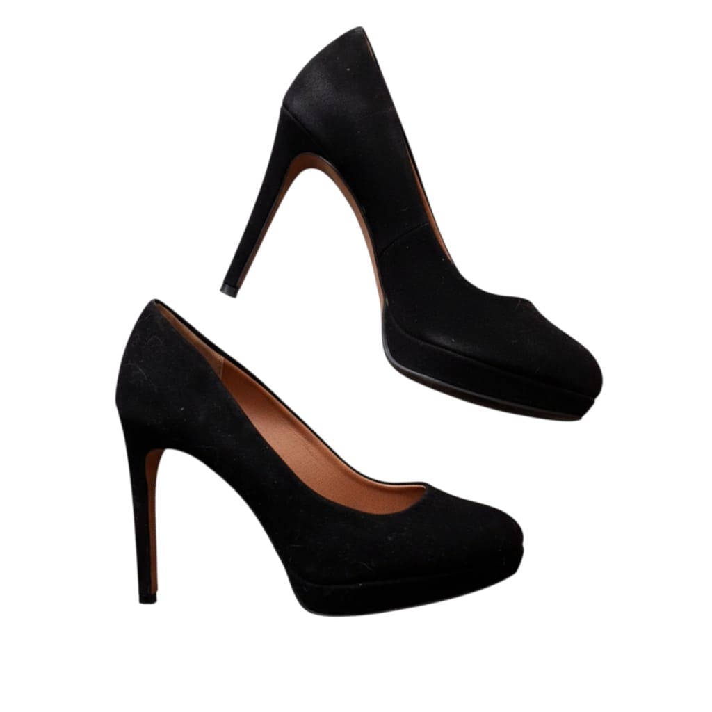 TALONS HAUTS NOIR EN SUEDE H&M TAILLE 6