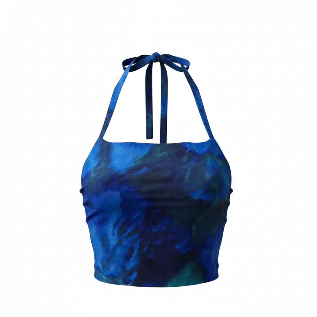 TOP BLEU ET VERT DYNAMITE LARGE