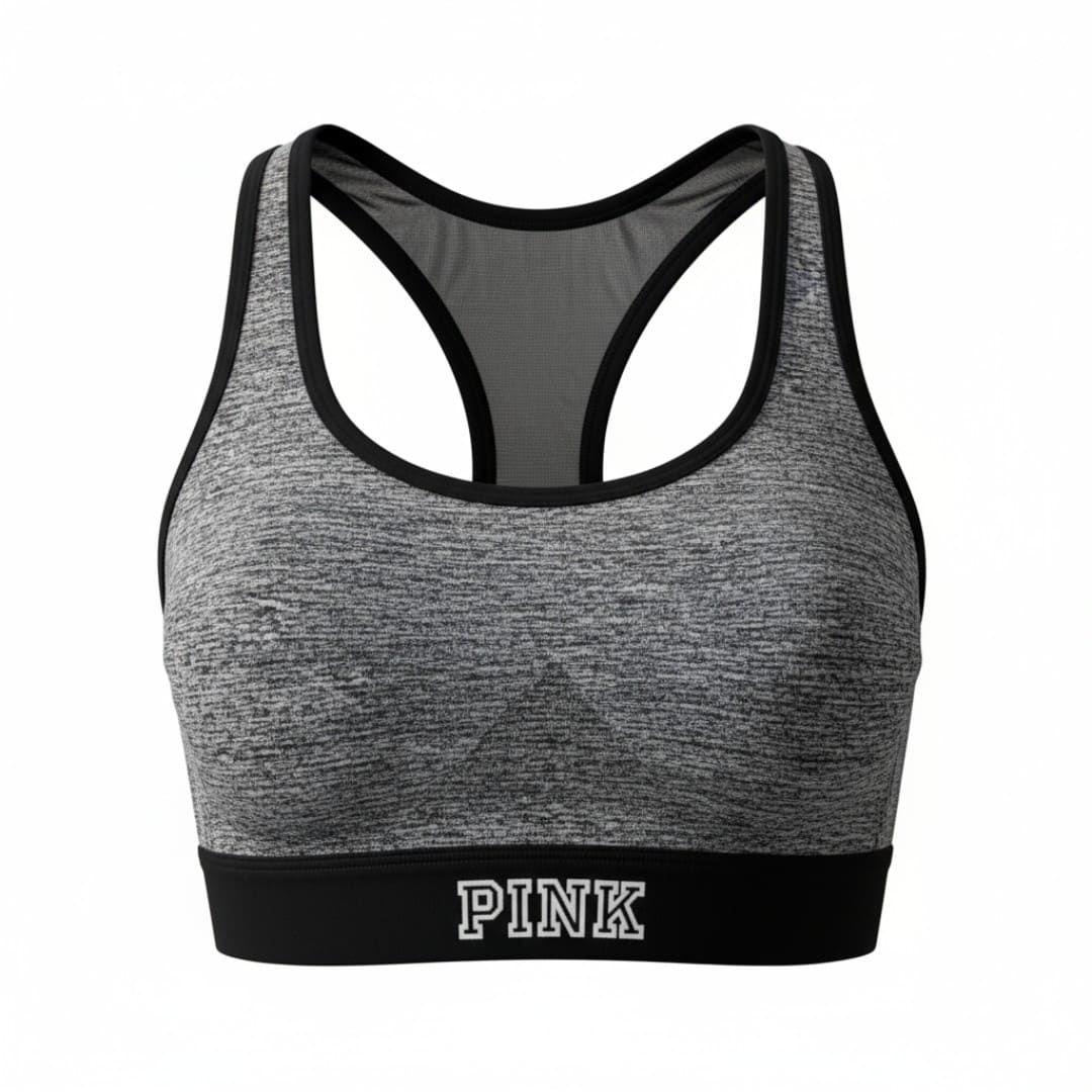 TOP DE SPORT GRIS PINK X-SMALL