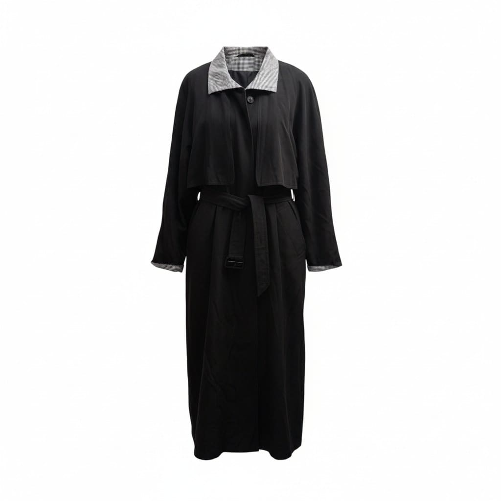 TRENCH COAT NOIR XCEPTION MONTREAL LARGE