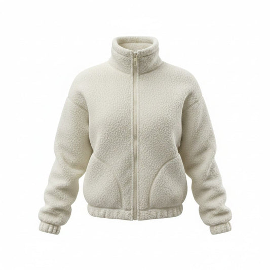 VESTE EN MOLLETON CRÈME GYMSHARK OVERSIZED X-SMALL