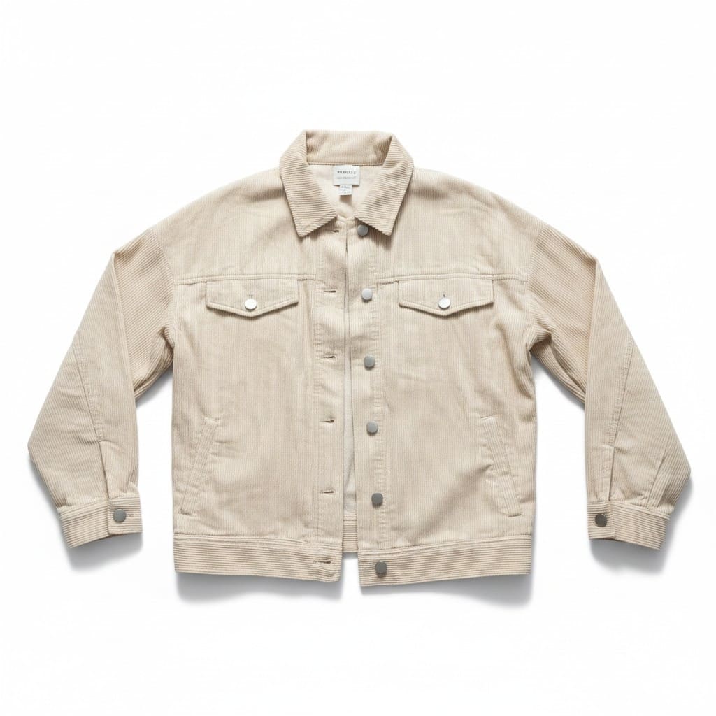 VESTE STYLE CORDUROY BEIGE MEDIUM
