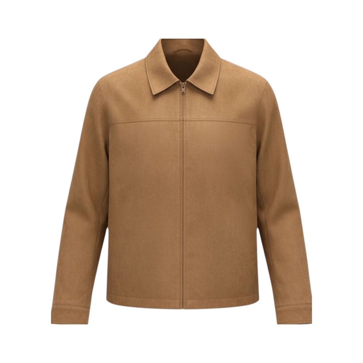 VESTE SUÈDE MARRON TOPMAN MEDIUM