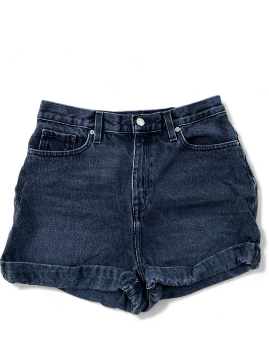 MOM SHORTS JEANS URBAN OUTFITTERS NOIRE MEDIUM - BTHRIFT