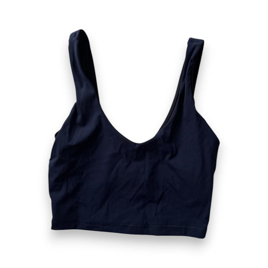 CROP TOP CAMISOLE DE SPORTS BLEU MARIN SMALL